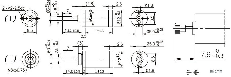 12mm Planetary gearbox 