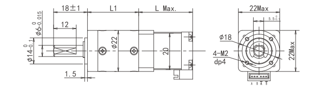 Stepping Curtain Roller Gear Motor