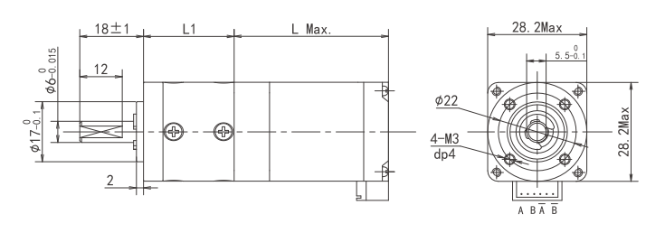 Stepper DC Gear Motor With CE RoHS Certificate